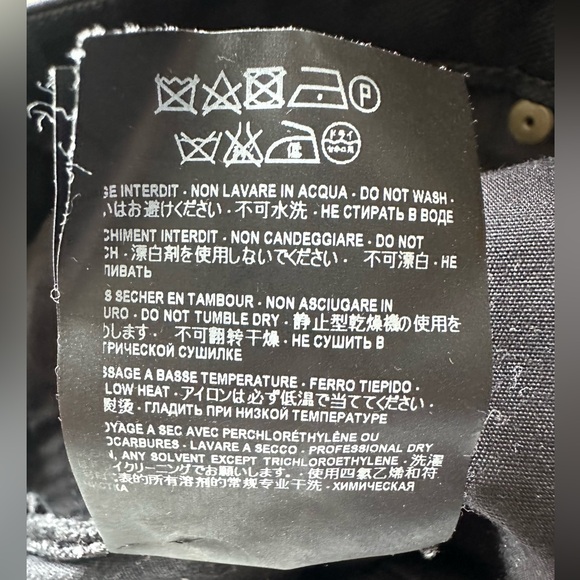 Saint Laurent DO5 women skinny mid rise jeans black sz:32 made in Italy - Picture 9 of 10